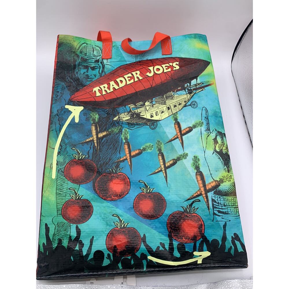 Trader Joe's OHIO BUCKEYE STATE BAG Reusable Shopping Grocery ECO Bag Tote NWT